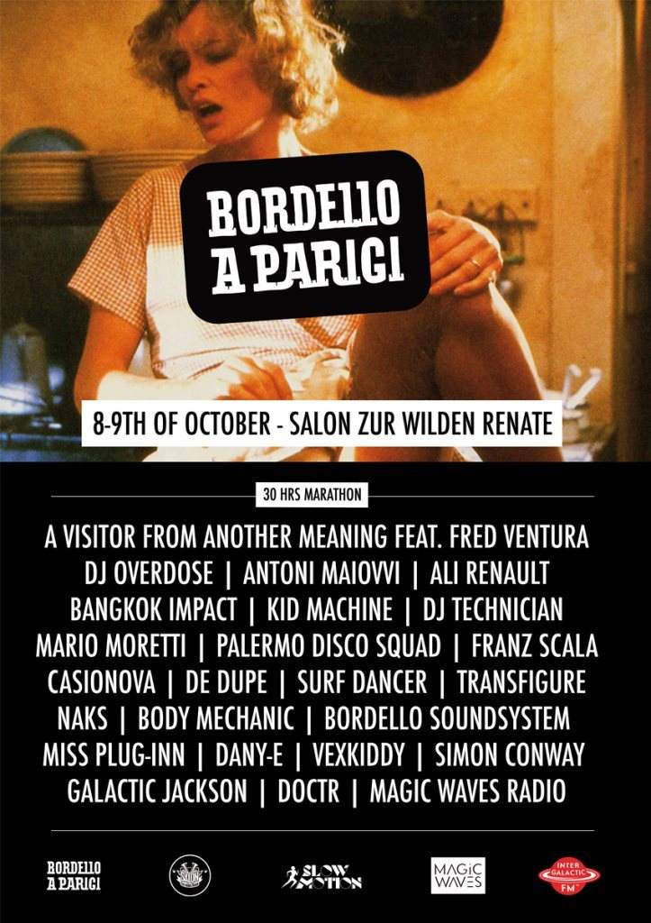 Bordello A Parigi: 30h Berlin Edition (Sunday) - フライヤー表