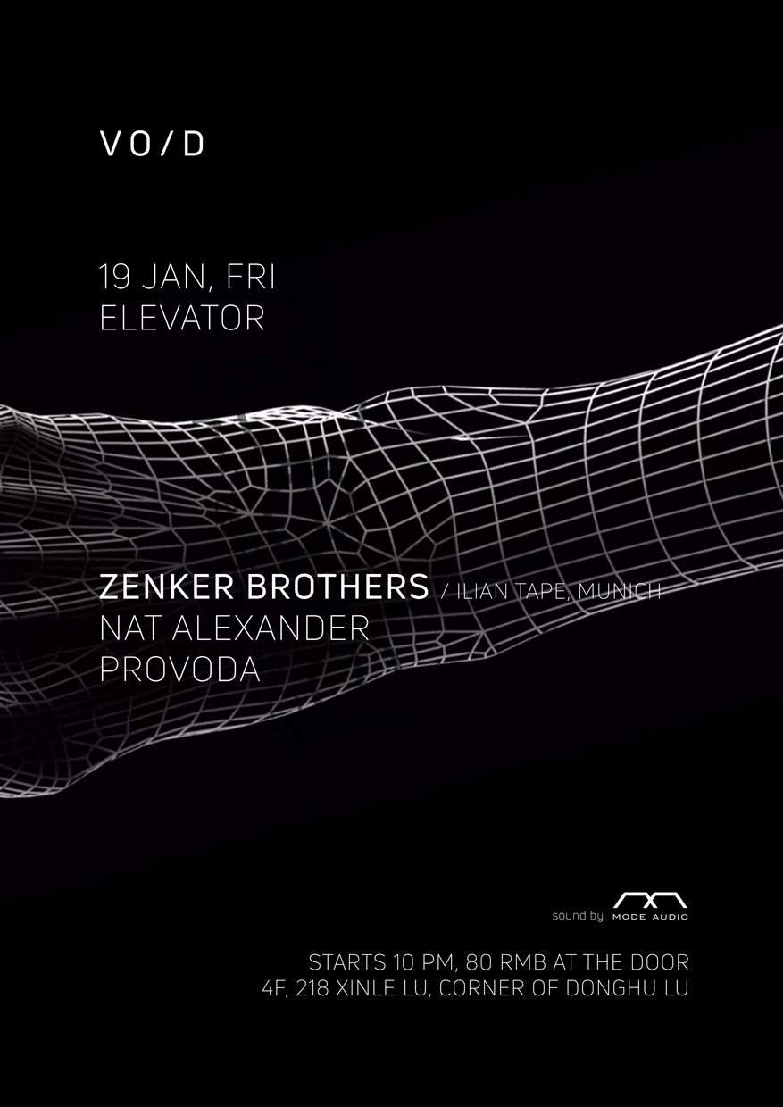 Void presents: Zenker Brothers - Página frontal