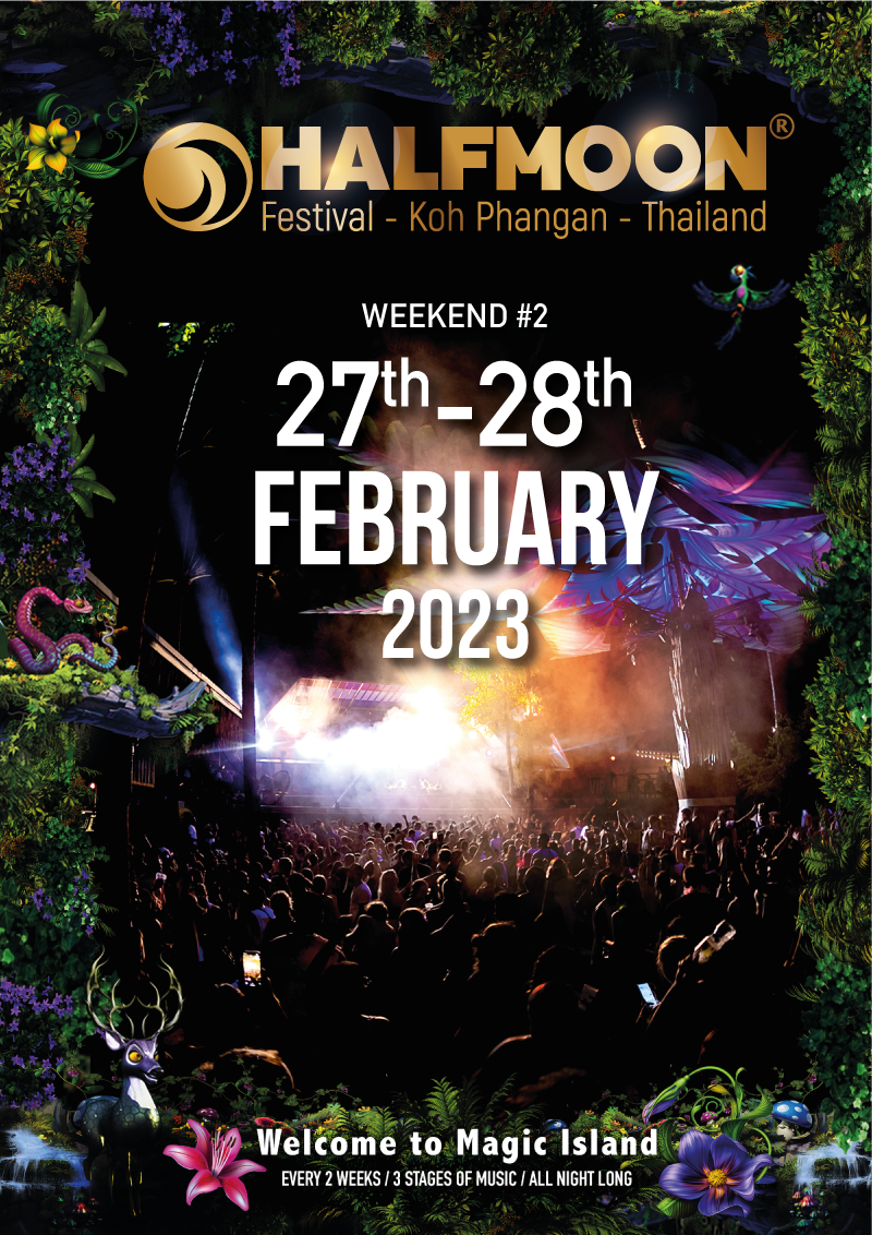 Halfmoon Festival: Weekend #2 / 27th - 28th February 2023 - フライヤー表