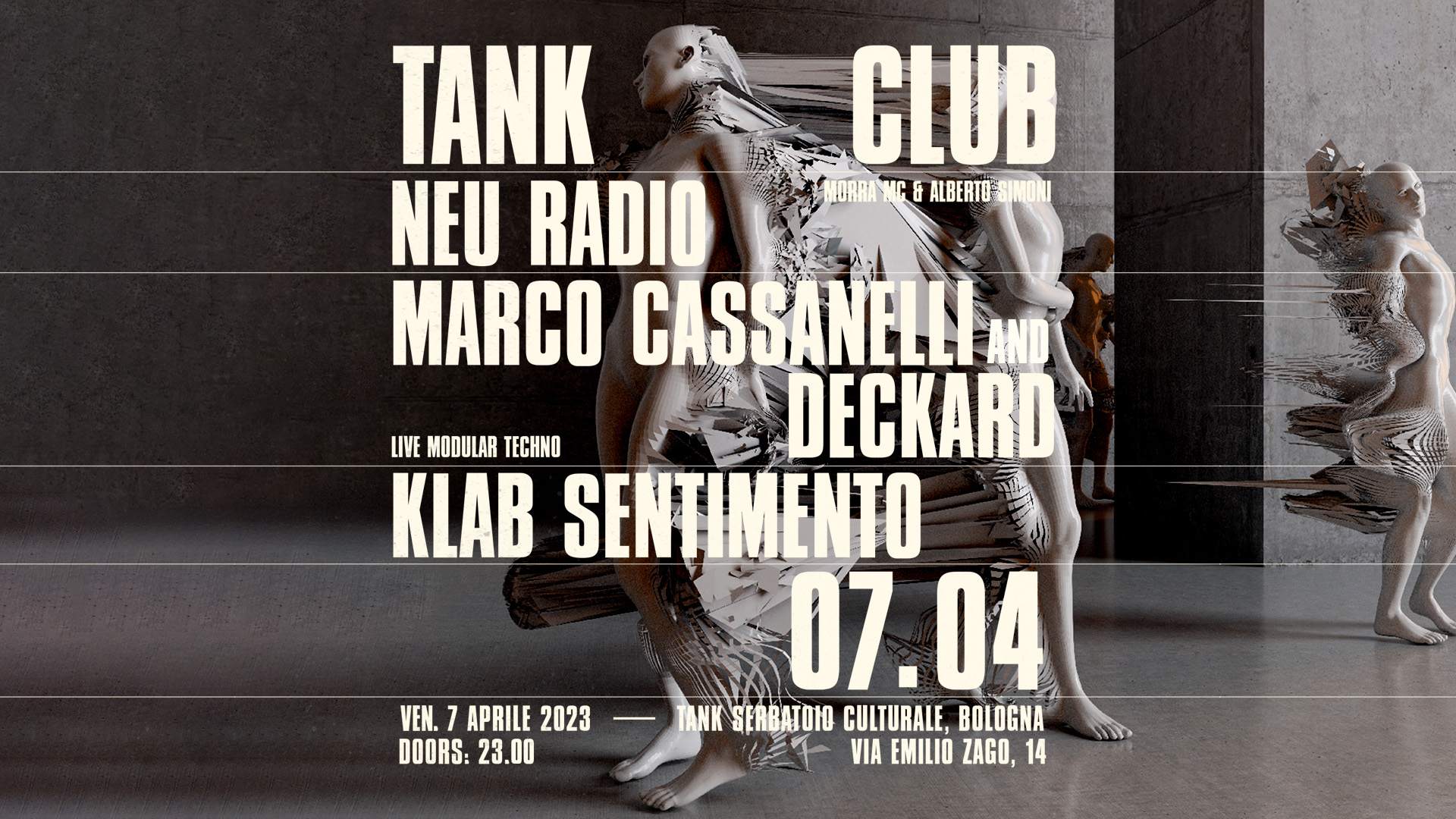 Marco Cassanelli, Deckard & Neu Radio - Página frontal