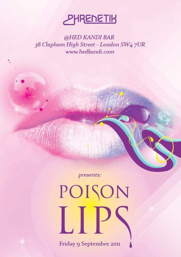 Poison Lips - フライヤー表