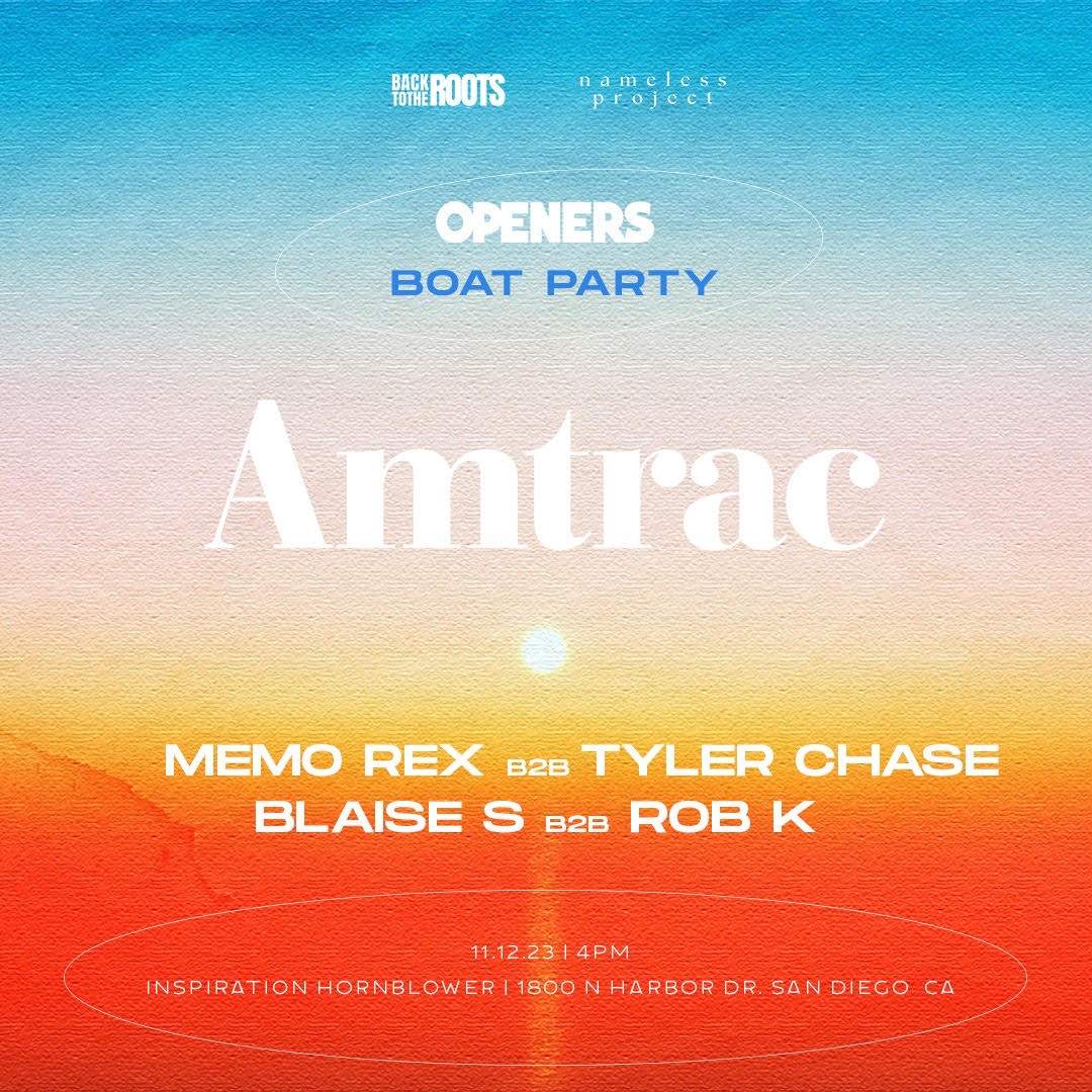 Hornblower Boat Party with Amtrac - フライヤー表