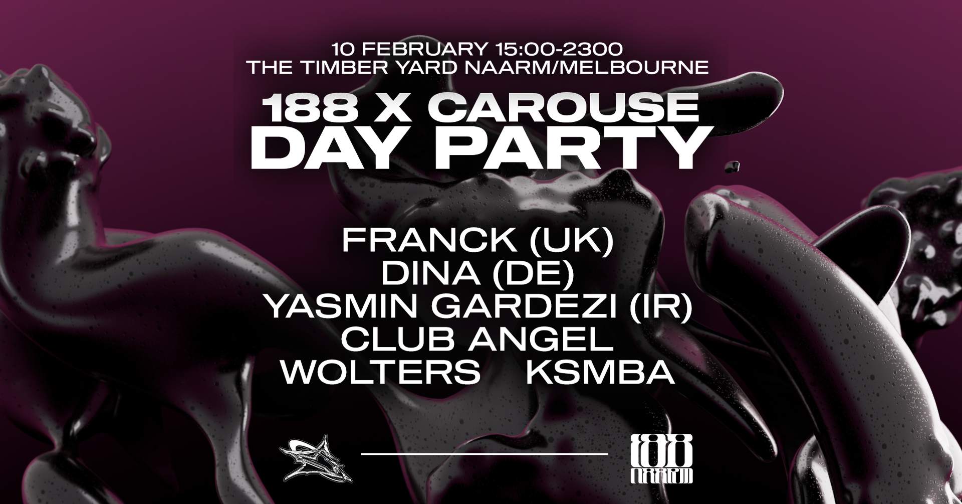 188 x Carouse - Day Party at The Timber Yard, Melbourne