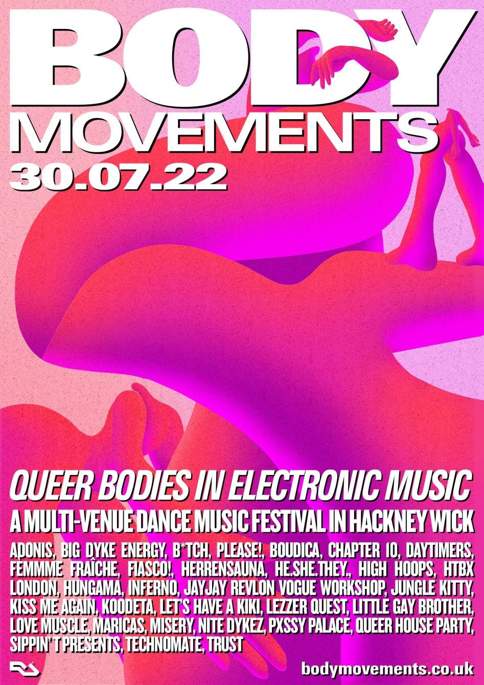 Body Movements Festival 2022 - フライヤー表