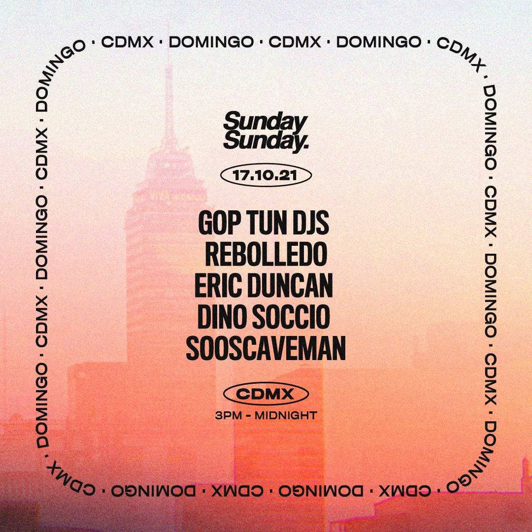 Sunday Sunday presents: Gop Tun at Cdmx - Página trasera