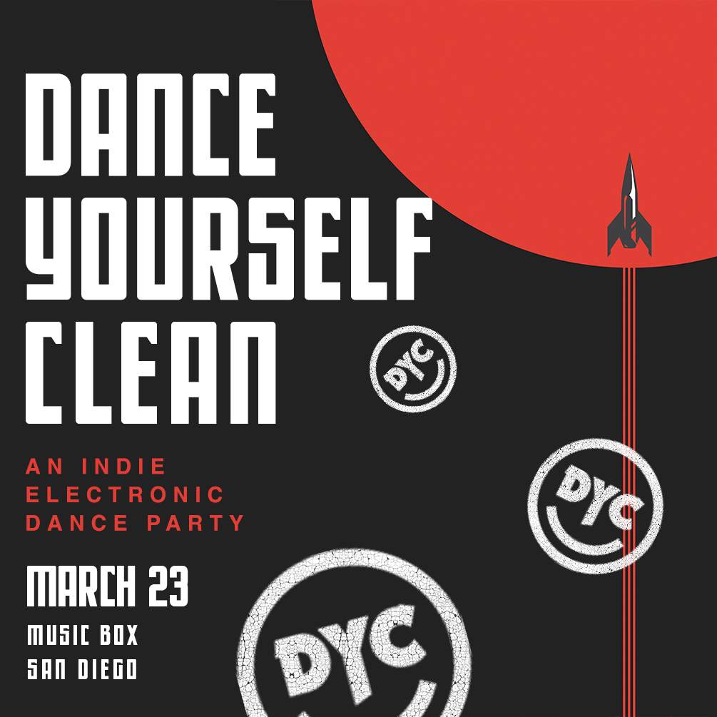 Dance Yourself Clean - フライヤー表