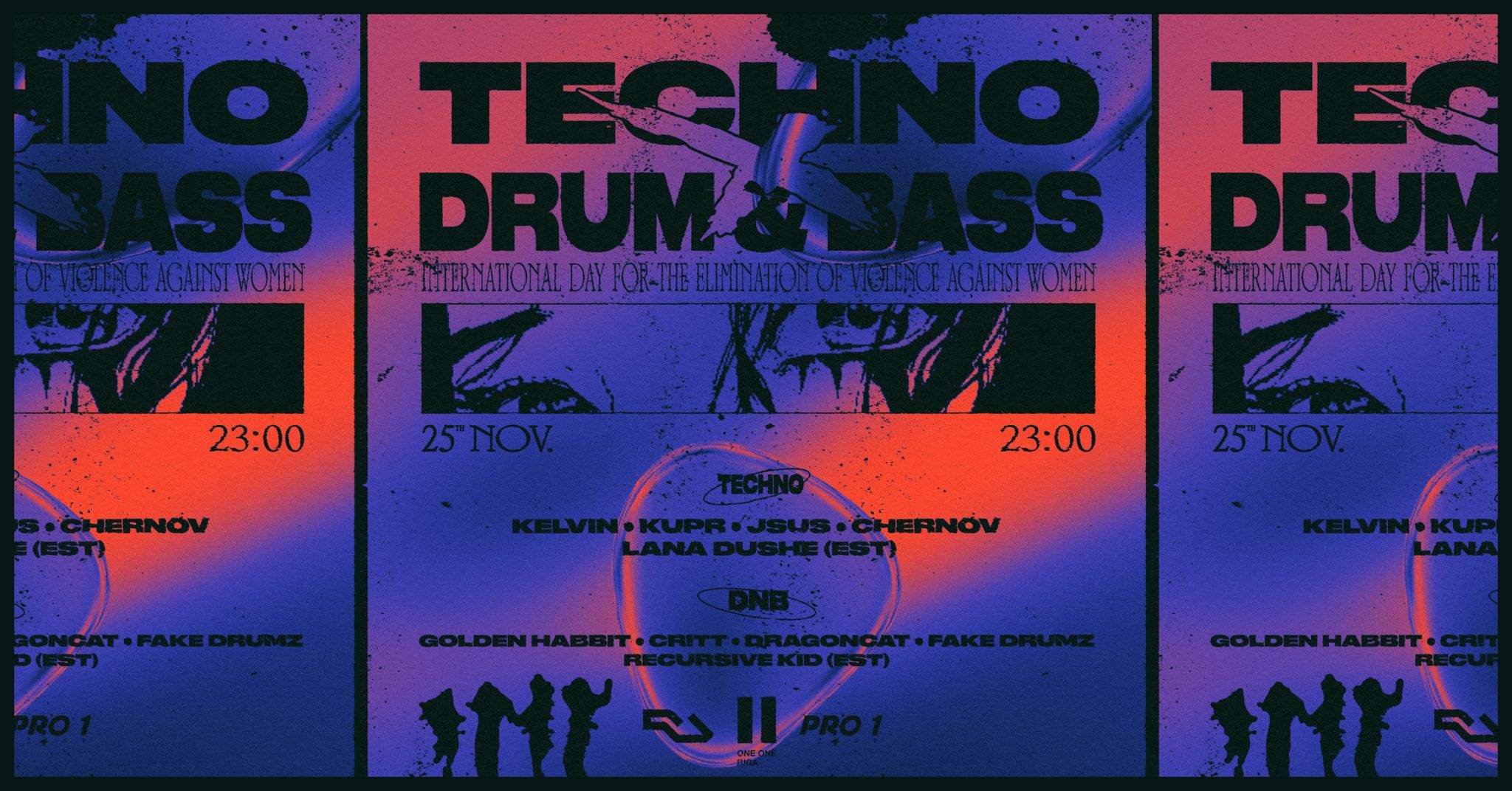 Lets Do Techno X Drum & Bass at One One Riga, Riga