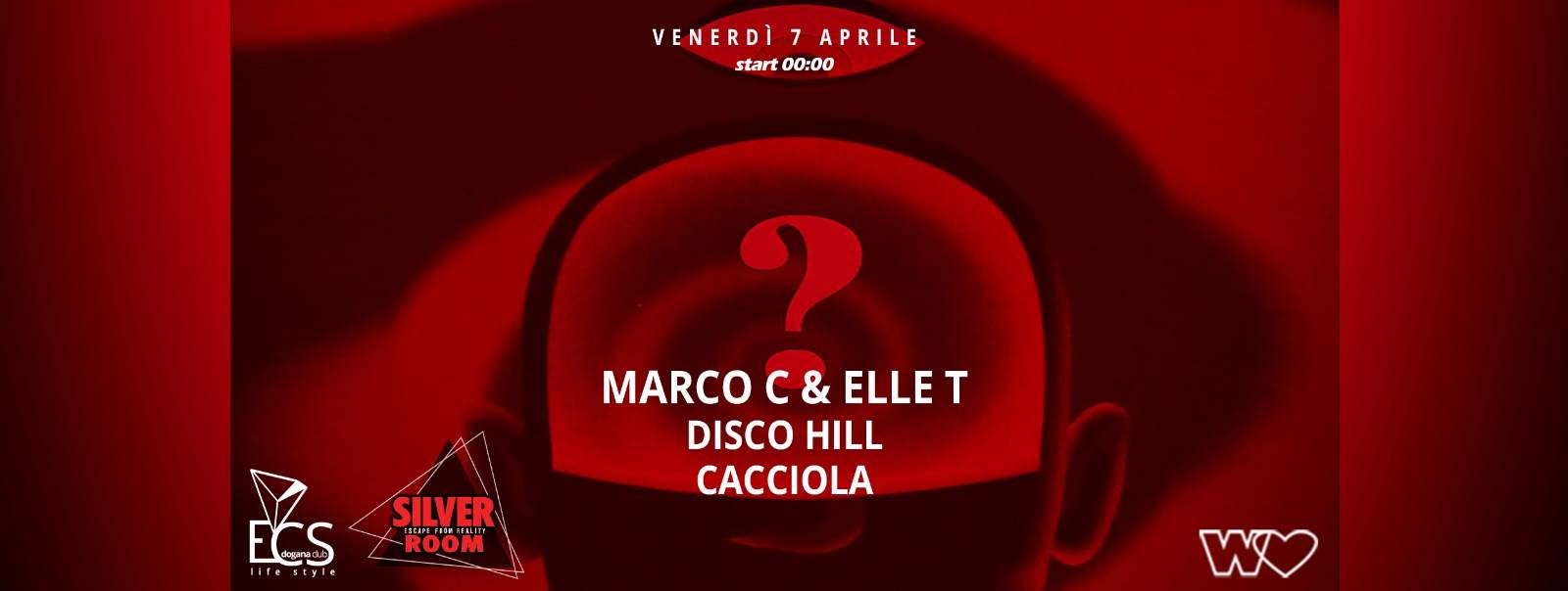 SILVER ROOM presents Marco C & Elle T - フライヤー表