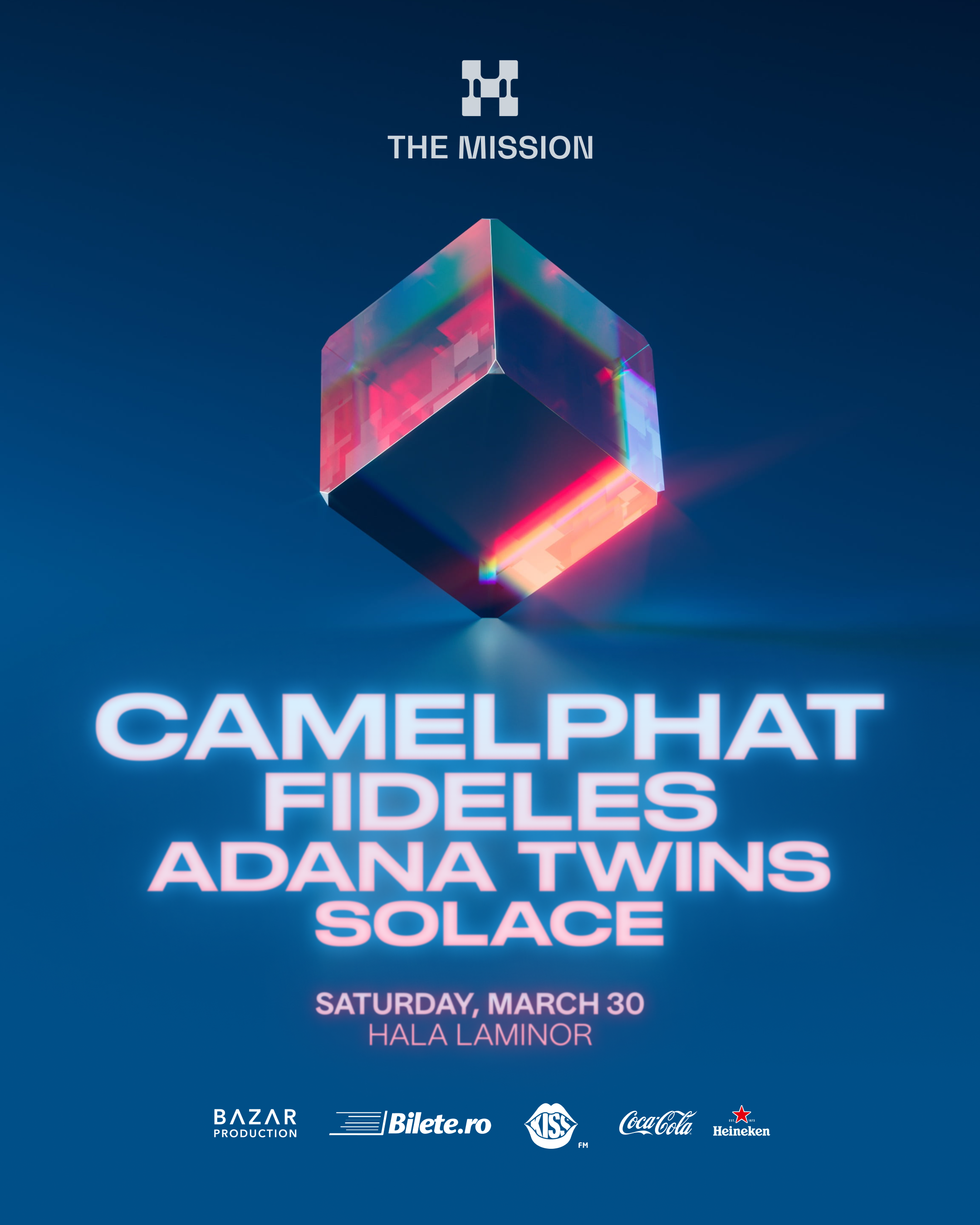 The Mission pres. CamelPhat, Fideles, Adana Twins & Solace - フライヤー表