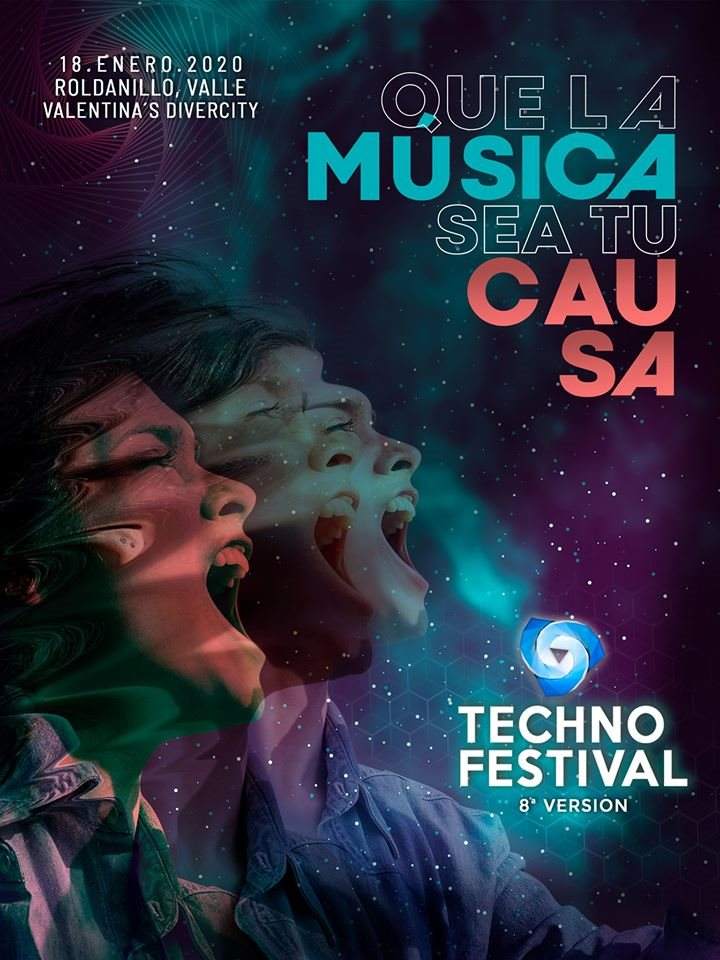 Techno Festival 2020 - フライヤー表