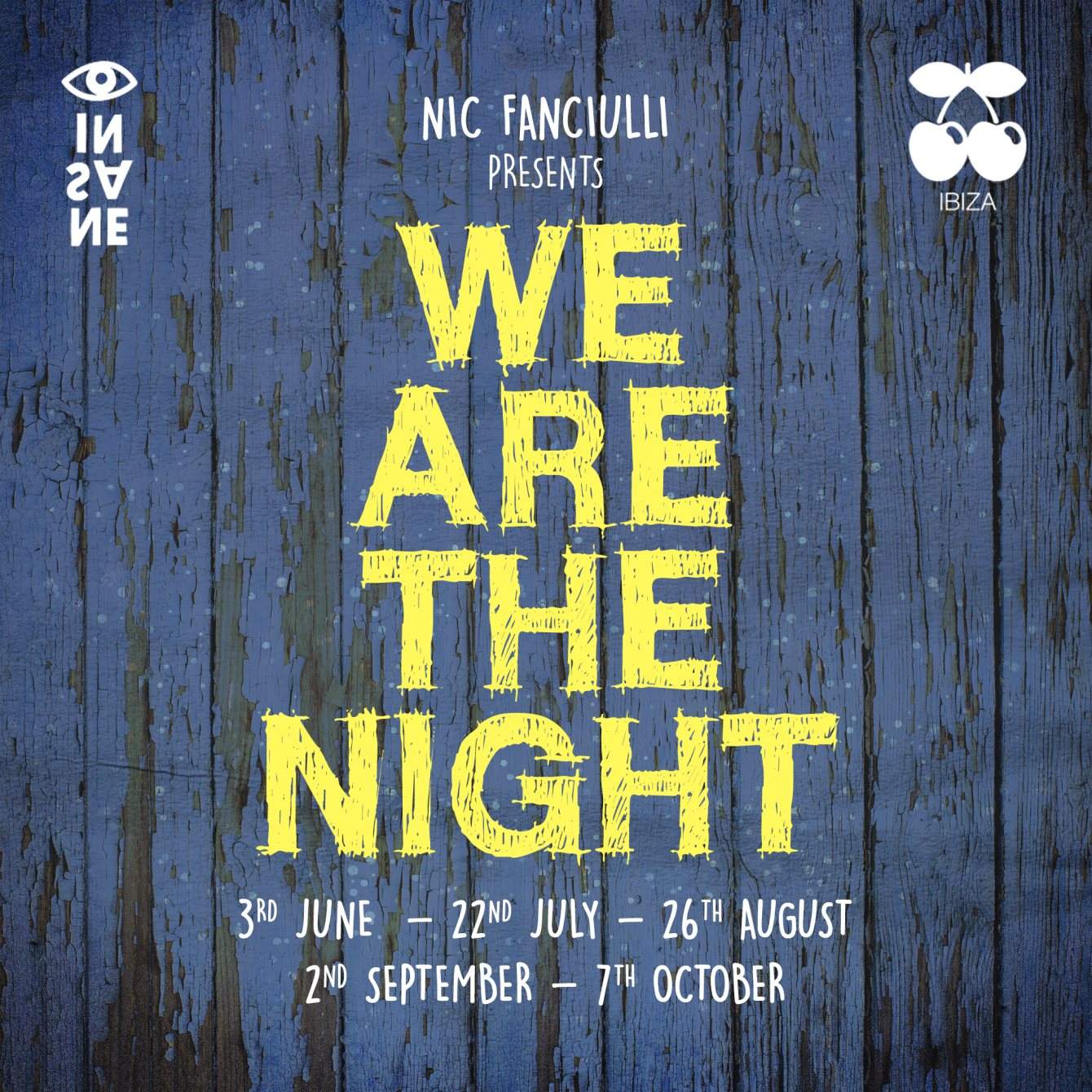 Insane presents We Are The Night Opening - Página trasera