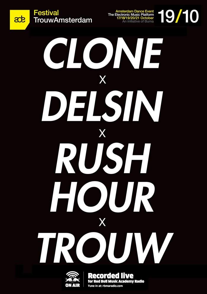 Clone x Delsin x Rush Hour – Amsterdam Dance Event Special - Página frontal