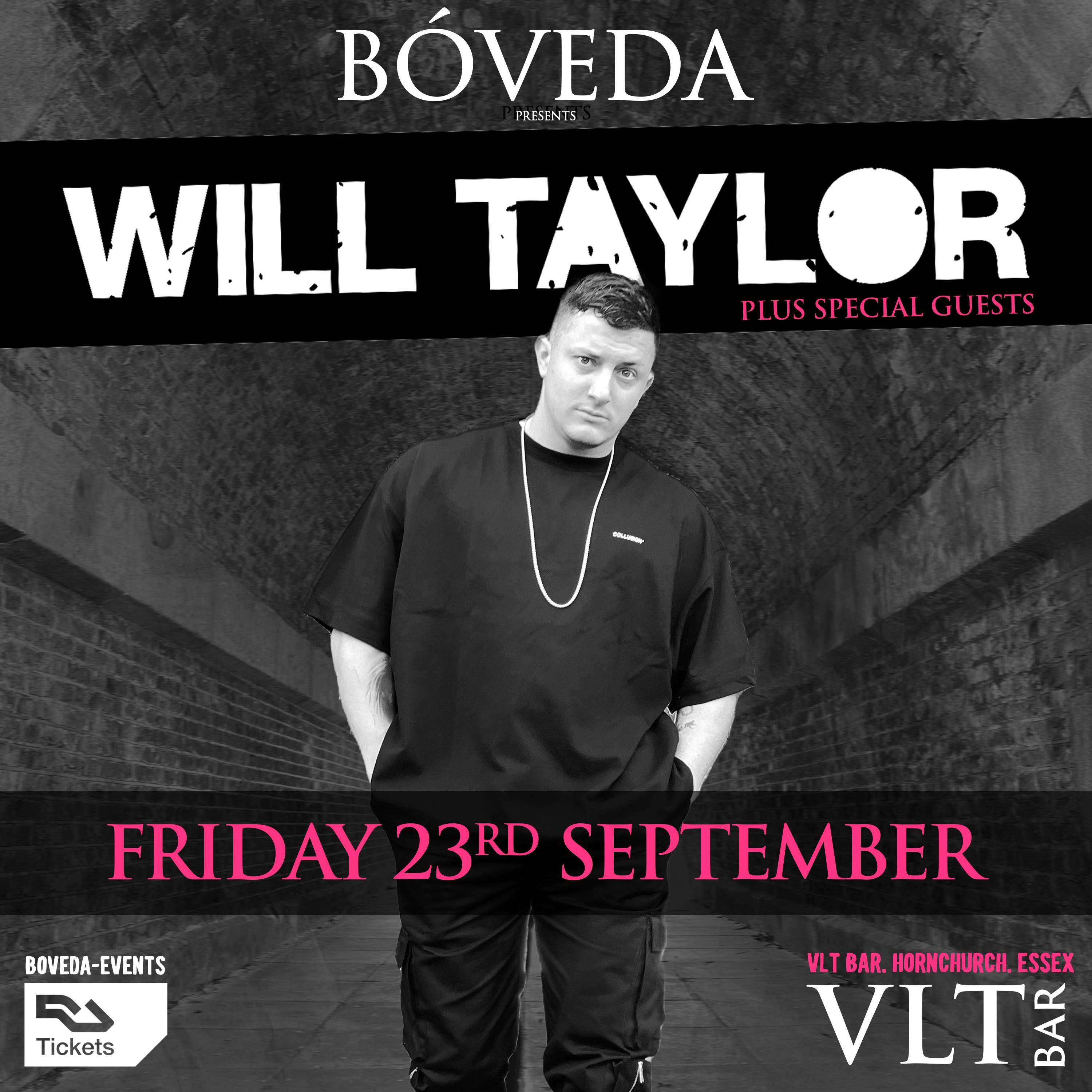 Bóveda presents Will Taylor Plus Guest - フライヤー表