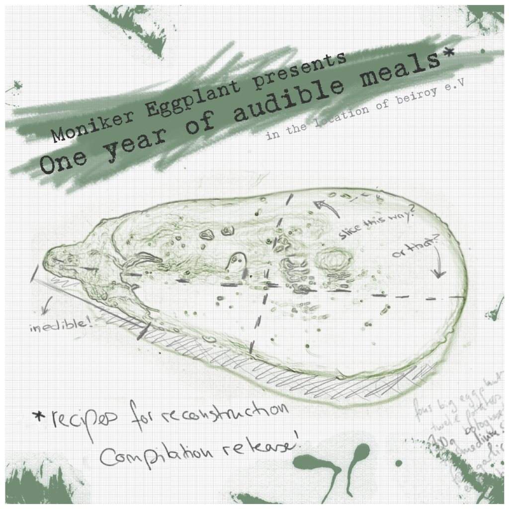 One Year Of Audible Meals - Moniker Eggplant's First Anniversary - Página frontal