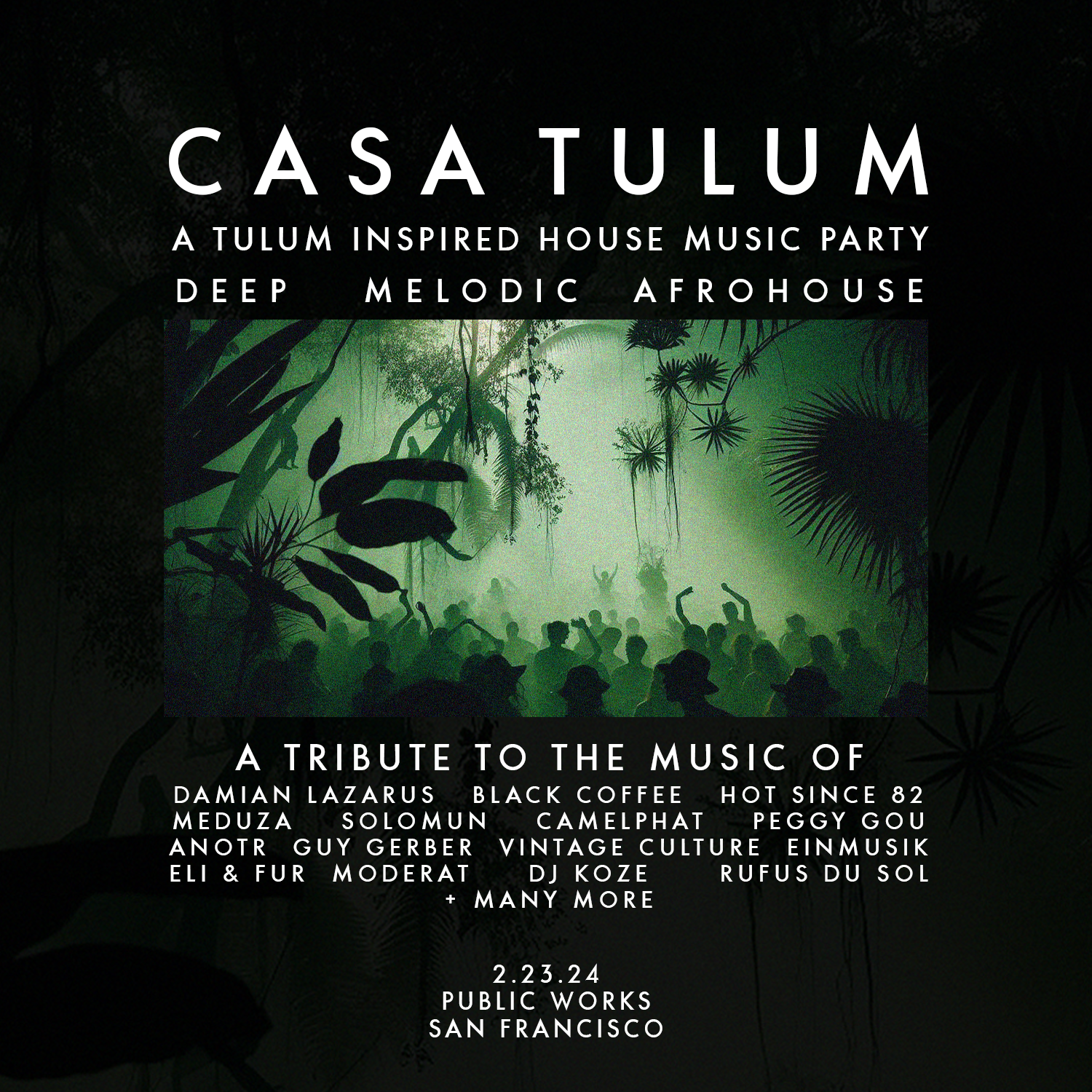 CASA TULUM (A Tulum Inspired House Music Party) - Página frontal