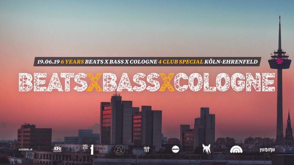 6 Years Beats x Bass x Cologne: 4 Club Special - フライヤー表