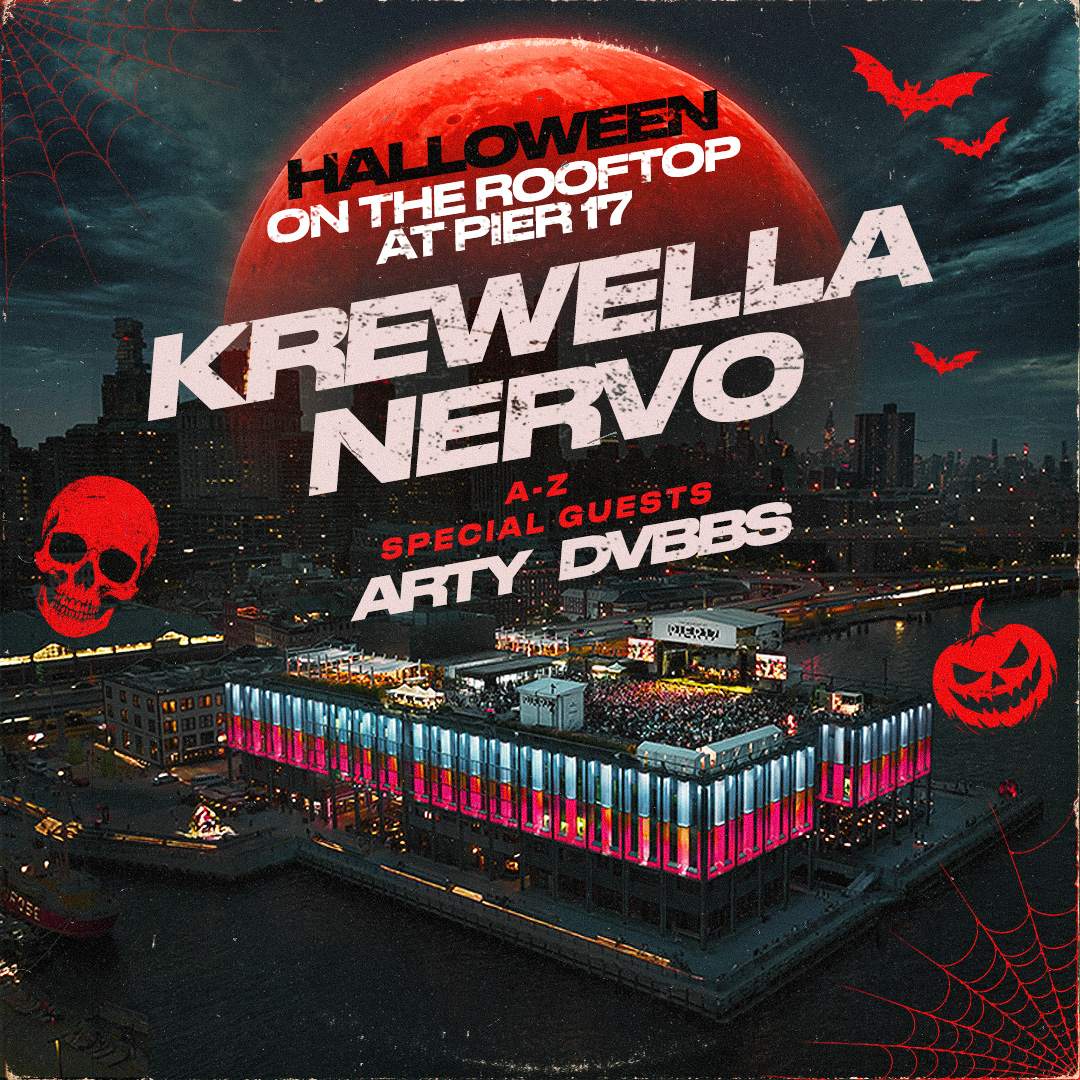 Rooftop Halloween: Krewella & Nervo, Arty & DVBBS at Pier 17, New York City