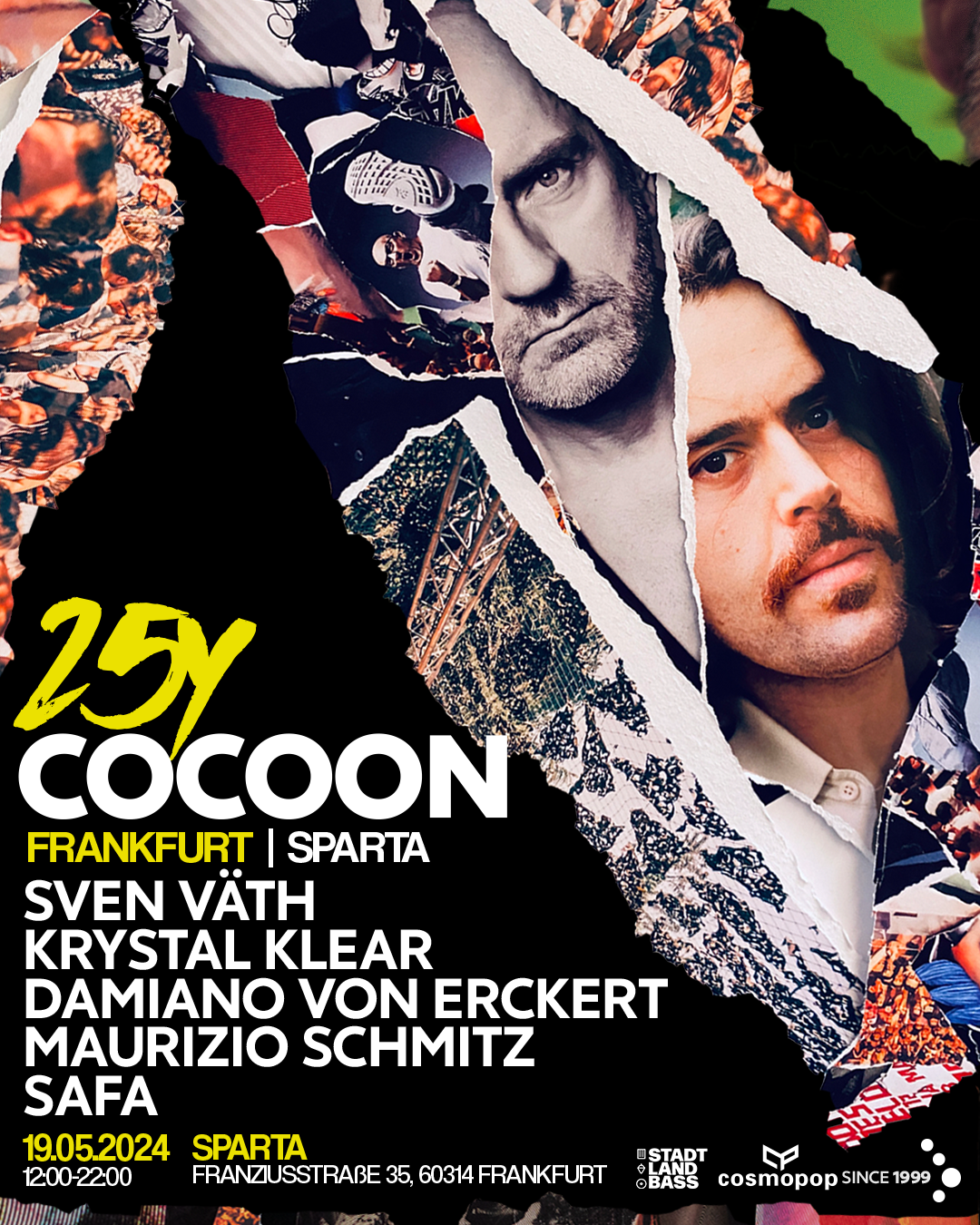 COCOON 25Y SHOWCASE with Sven Väth - フライヤー表