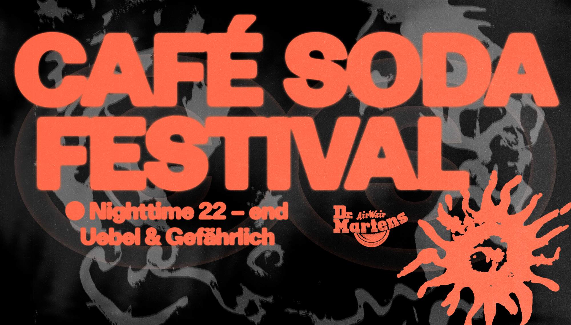 Café Soda Festival 2024 NIGHTTIME - フライヤー表