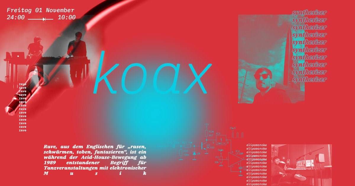 Koax - Página frontal