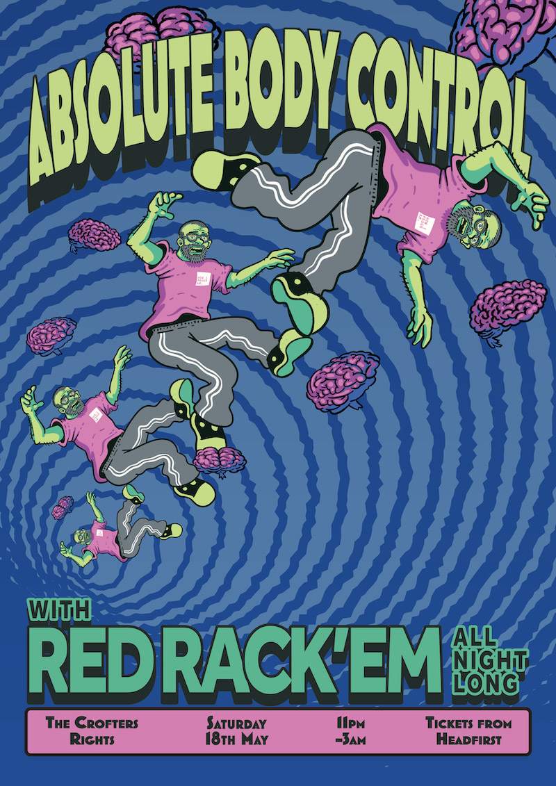 Absolute Body Control presents... Red Rack'em - フライヤー表