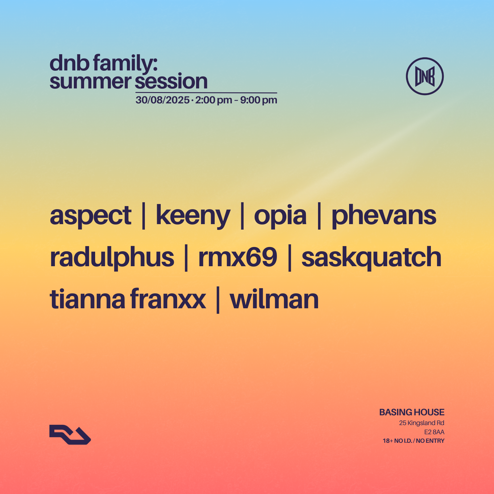 DnB Family: Summer Session at Basing House, London