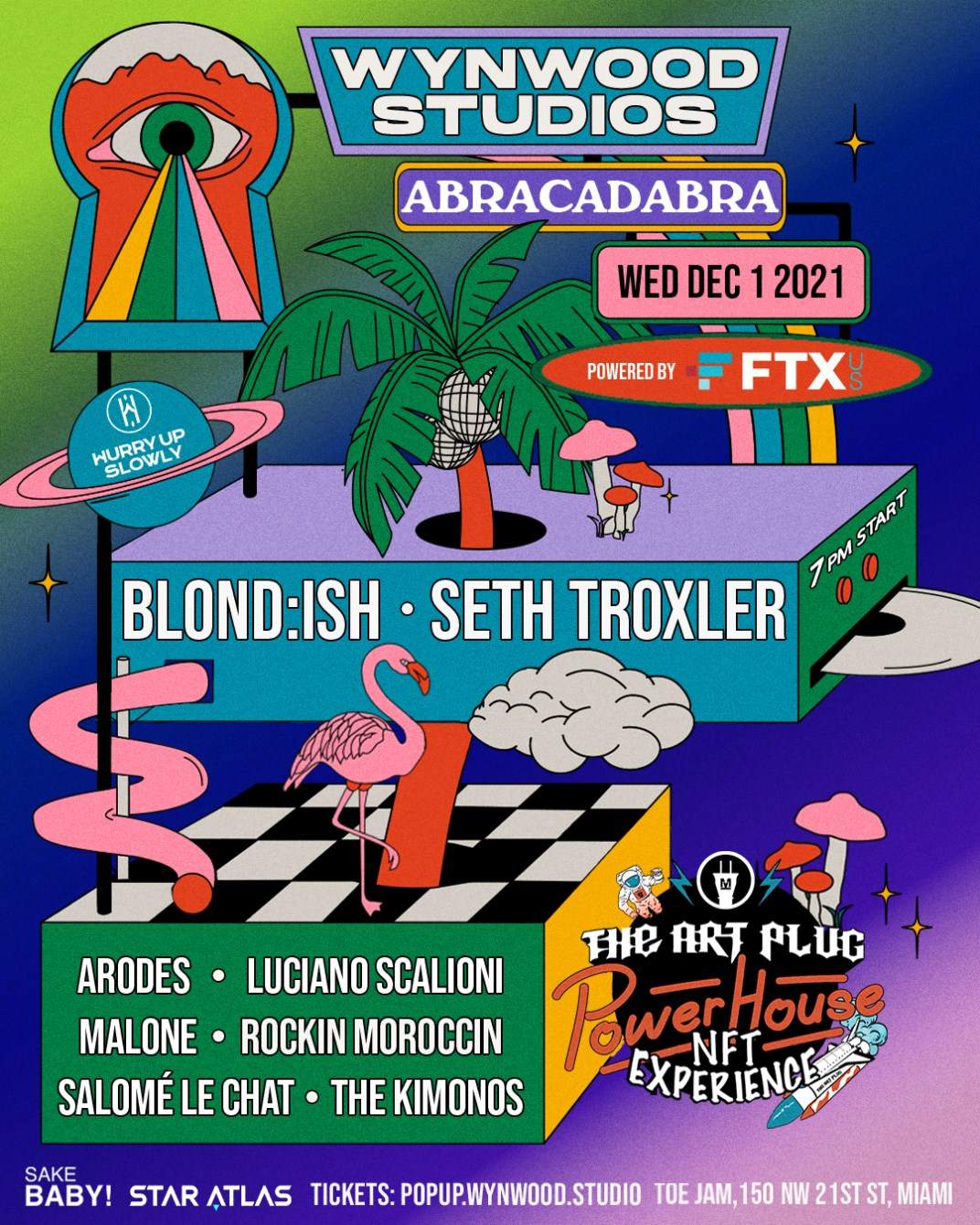 Abracadabra ft Blond:ISH & Seth Troxler at Wynwood Studios at