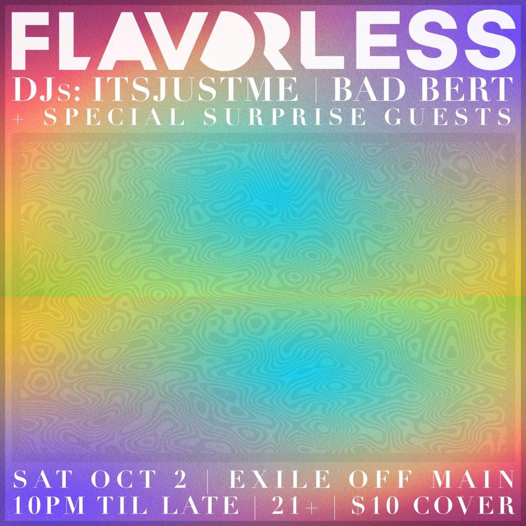 Flavorless - フライヤー表