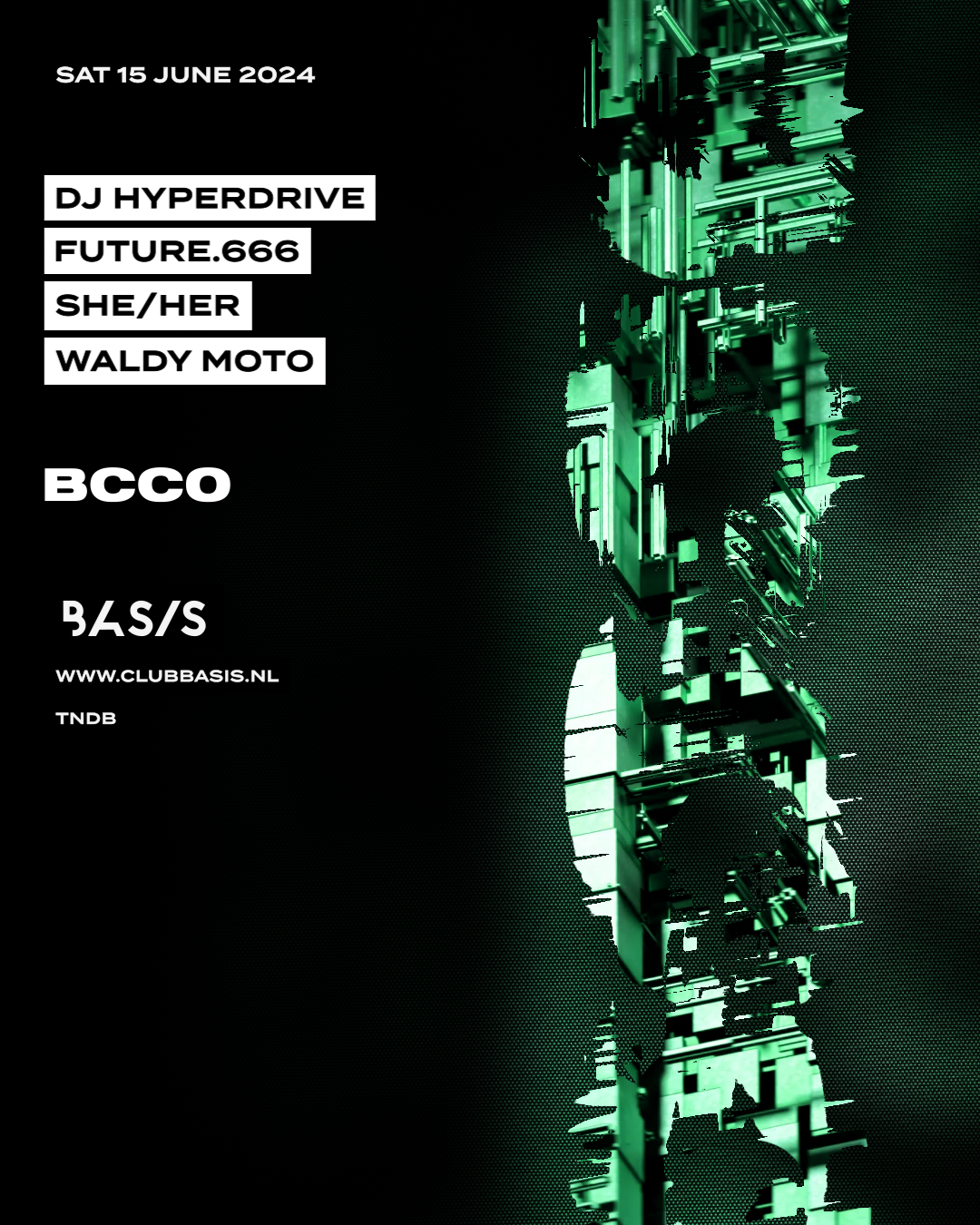 BASIS x BCCO/ DJ Hyperdrive/ future.666/ SHE/HER/ Waldy Moto - Página frontal