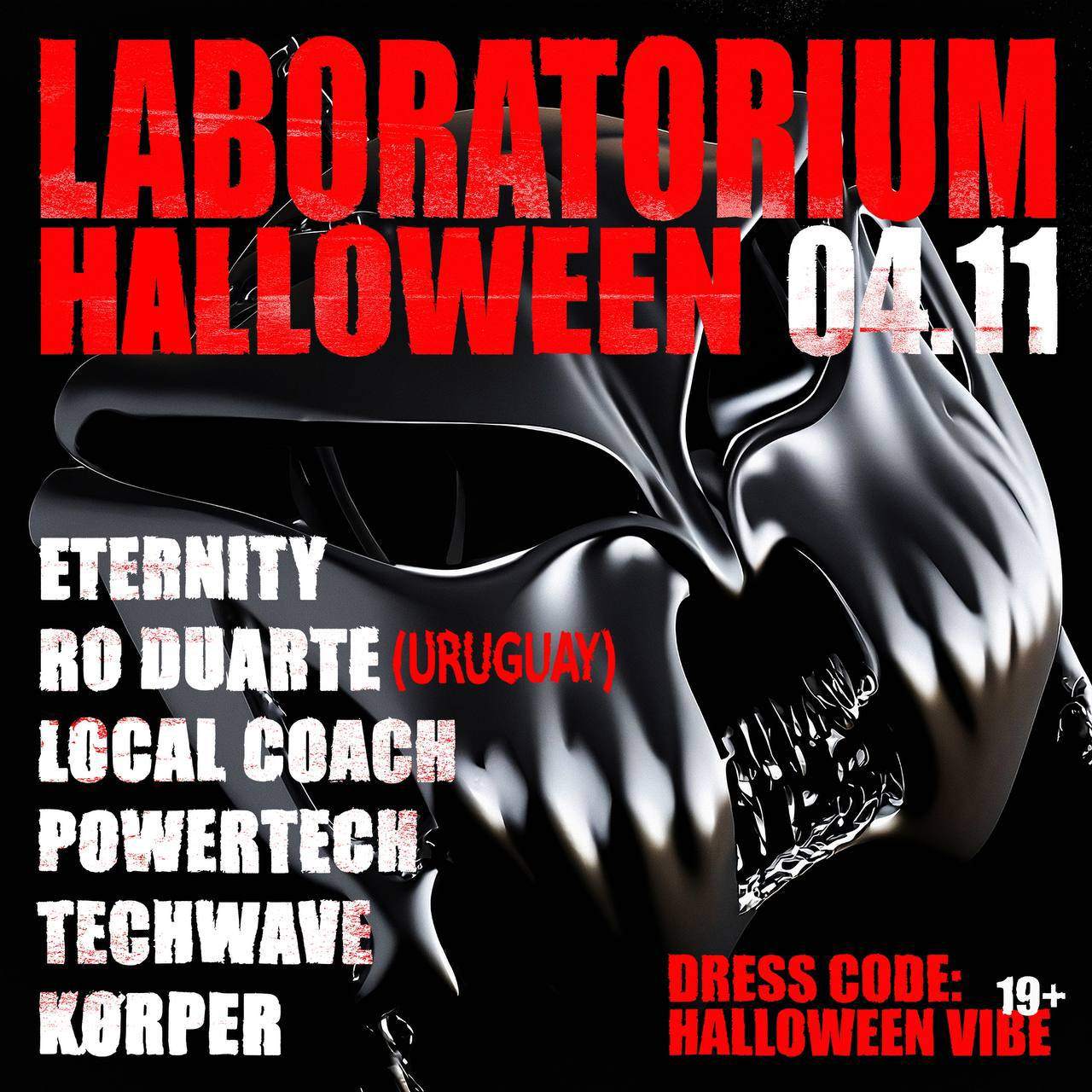 Laboratorium: Halloween - Página frontal