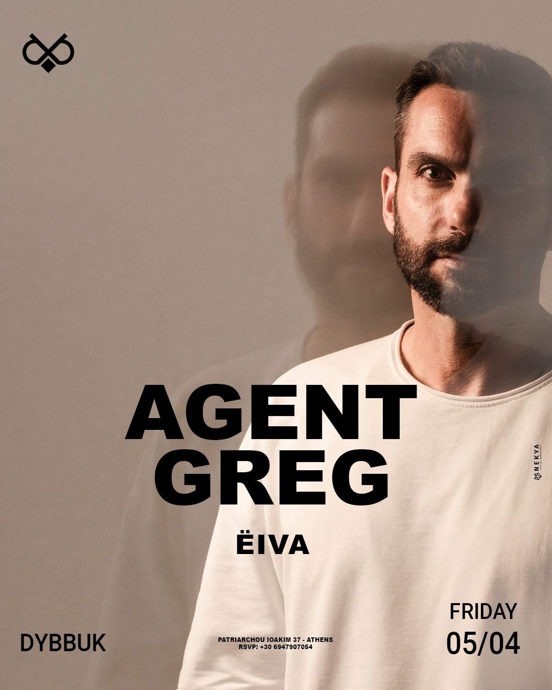 AGENT GREG + EIVA - フライヤー表