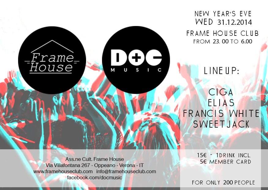 Frame House & Doc Pres. New Year's Eve - フライヤー裏