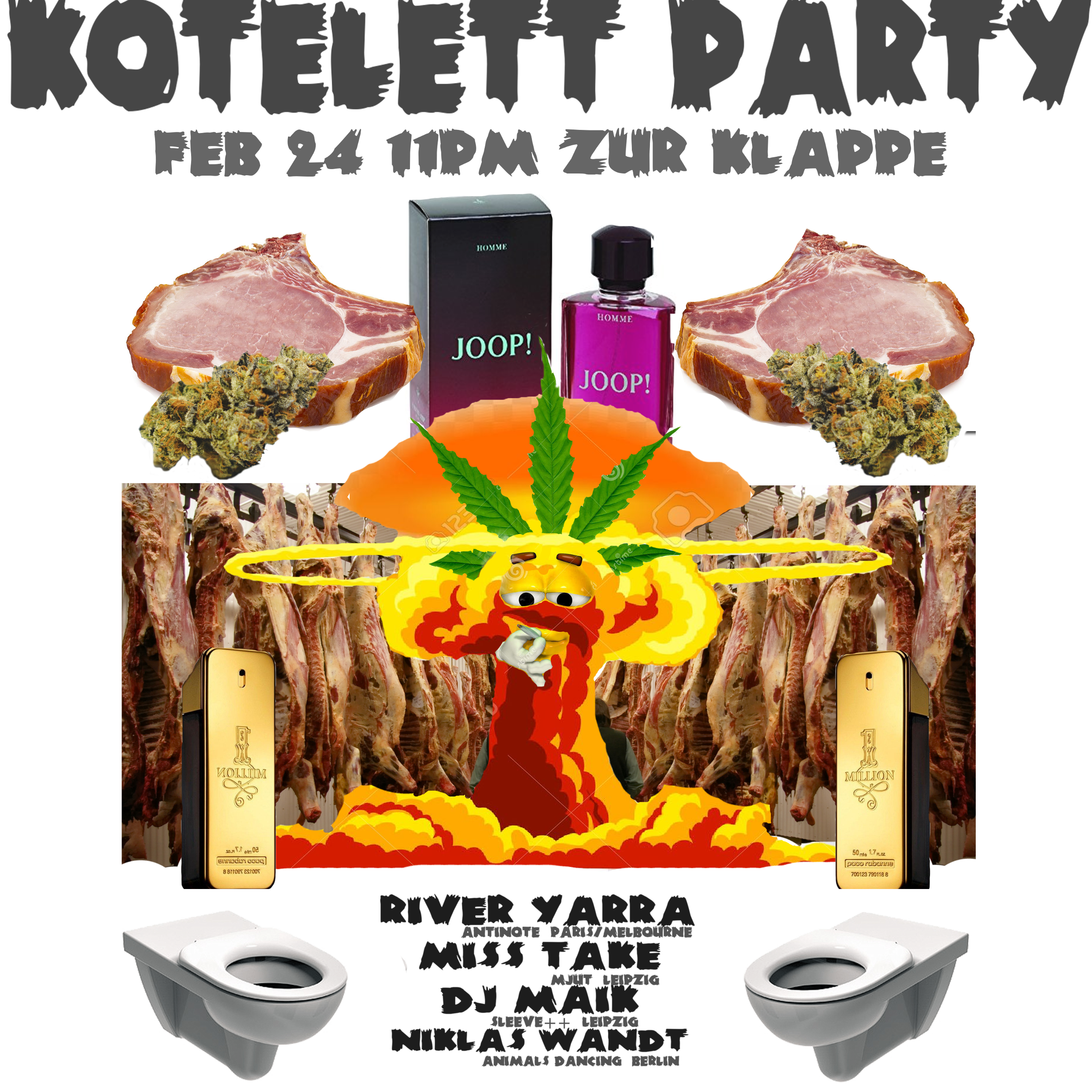 Kotelett Party - フライヤー表
