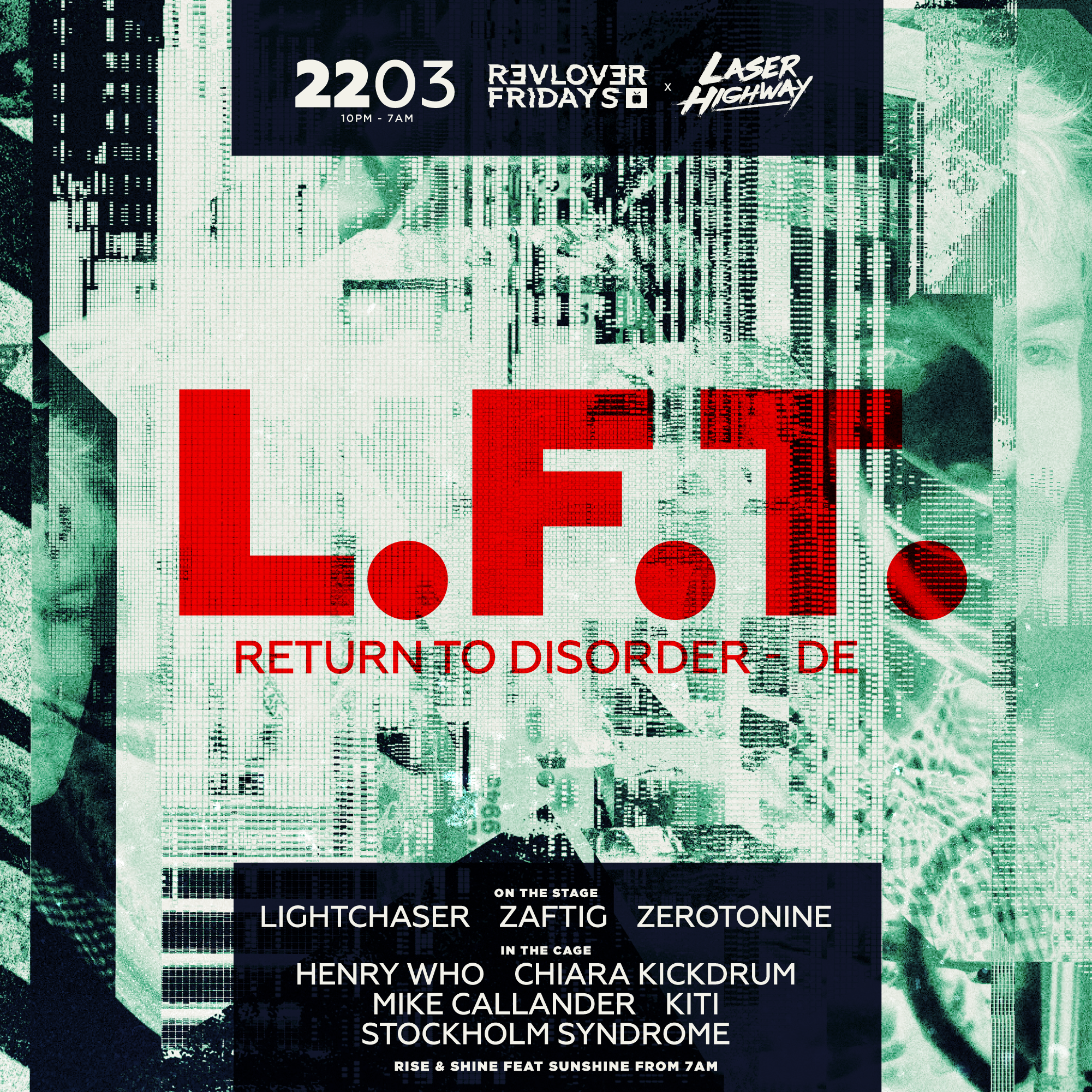 L.F.T. (DE) — Laser Highway & Revolver Fridays - Página frontal