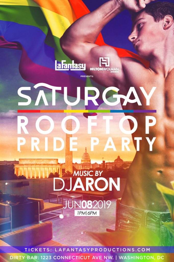 Saturgay Rooftop Pride Party - フライヤー表
