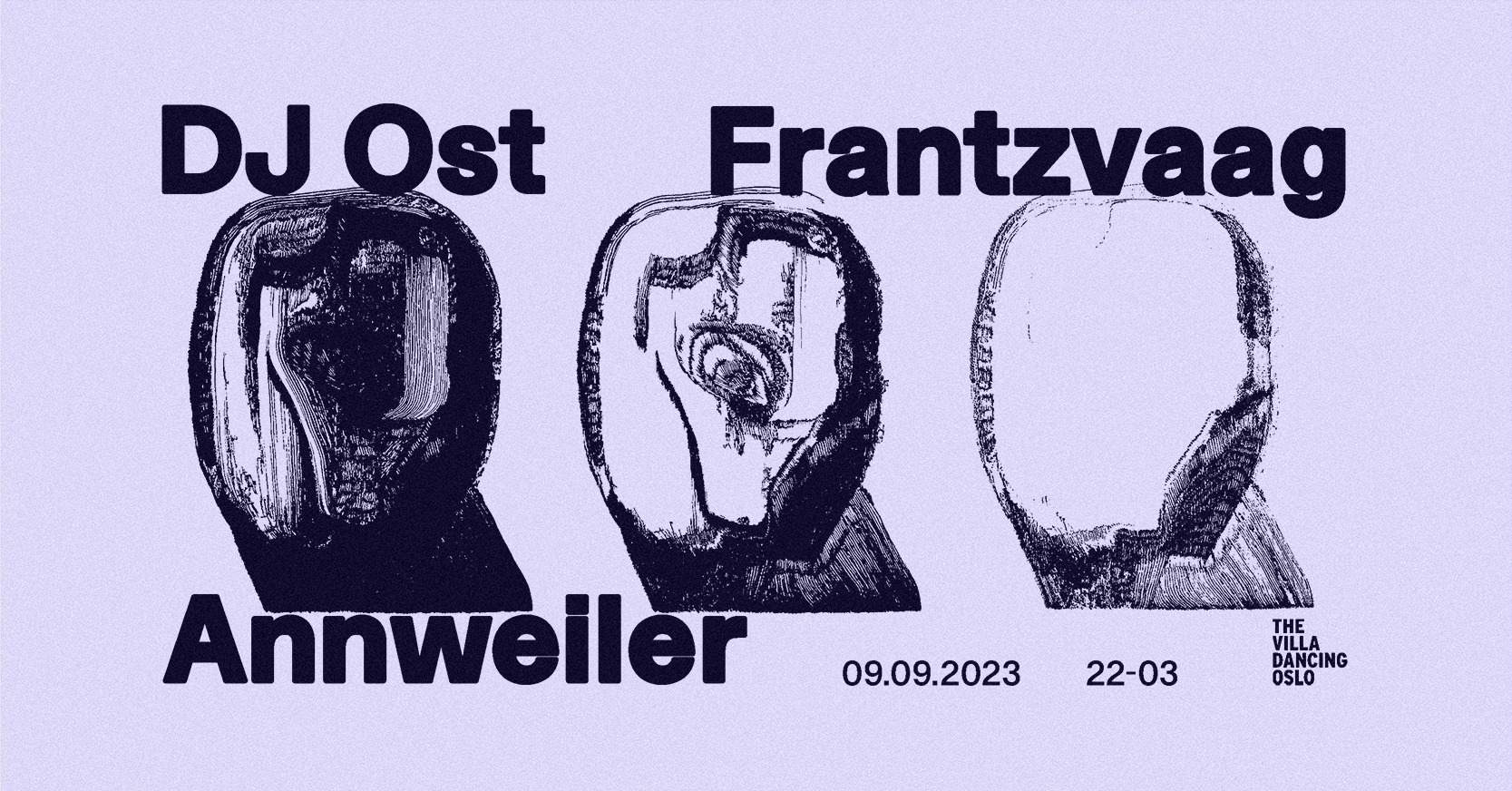 DJ Ost (Ost & Kjex) & Frantzvaag // SS: Annweiler (Full Pupp) - フライヤー表