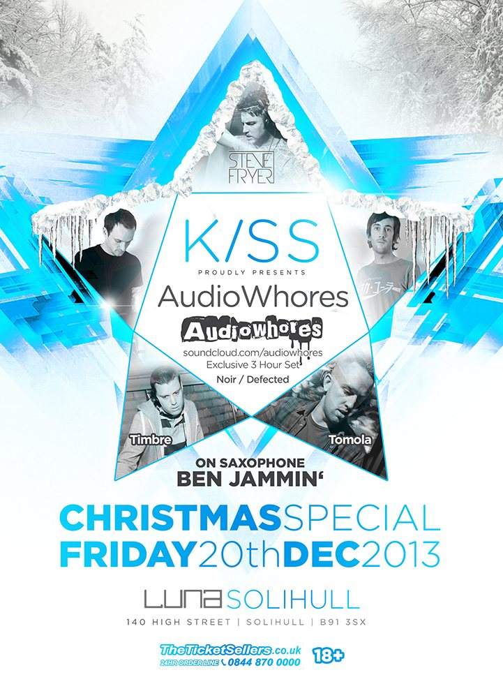 K/SS Christmas Special with *Audiowhores*  - フライヤー表