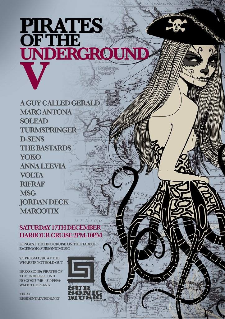 Pirates Of The Underground V feat A Guy Called Gerald & Mark Antona - Página frontal