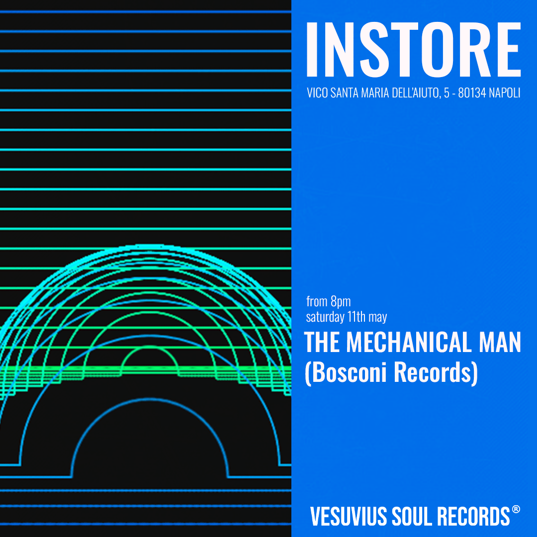Vesuvius Soul Records instore with The Mechanical man - Página frontal