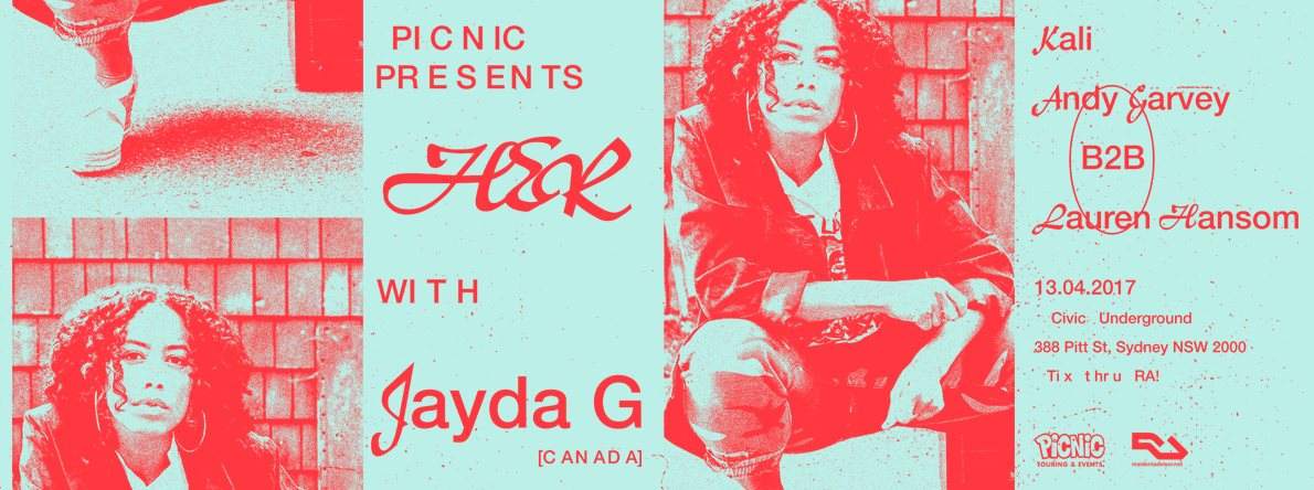 Picnic presents Her with Jayda G (Canada) - Página frontal