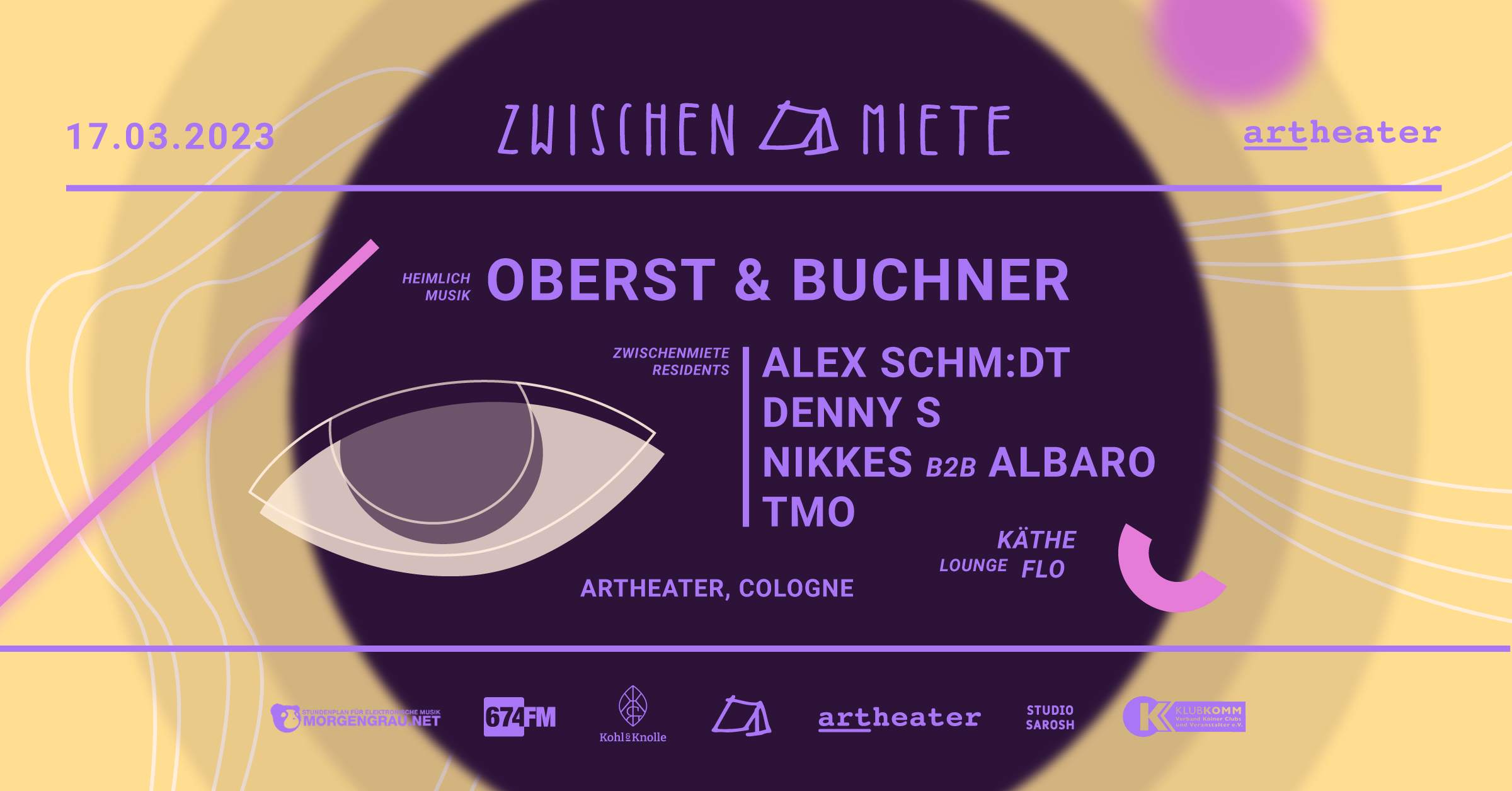 Zwischenmiete Club Edition with Oberst & Buchner - フライヤー表