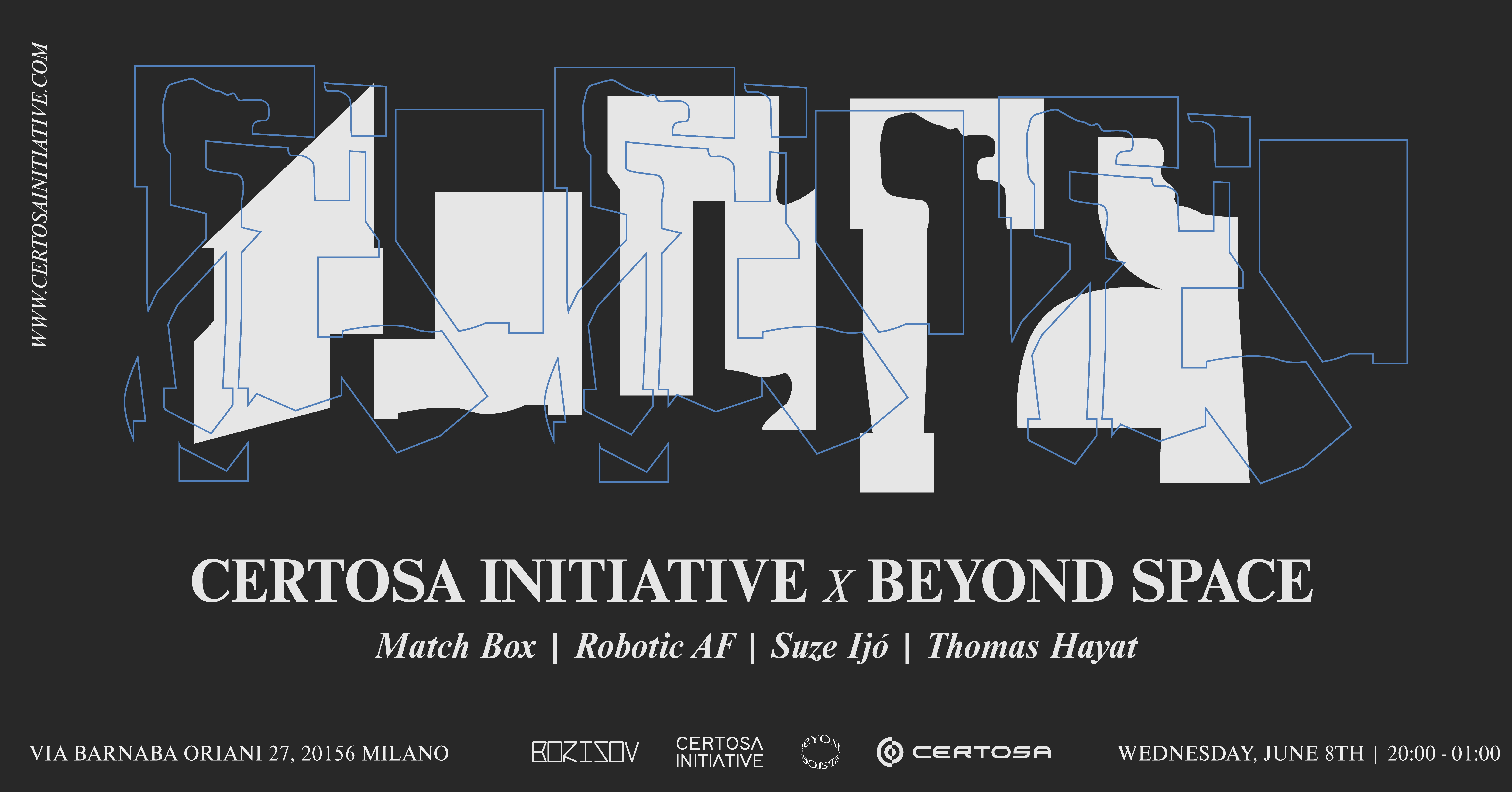 Certosa Initiative x Beyond Space - MILAN DESIGN WEEK 2022 - Página frontal