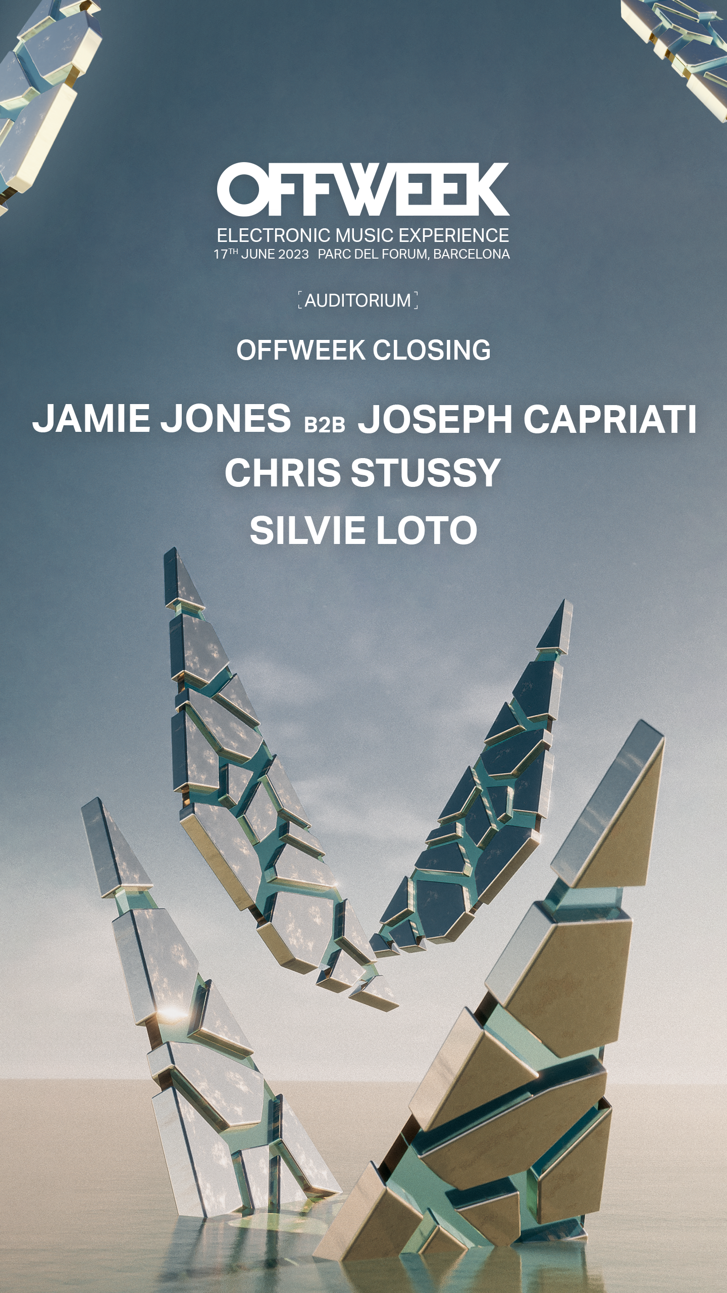 OFFWEEK Closing - Jamie Jones B2B Joseph Capriati - OFFWEEK FESTIVAL 2023 - フライヤー表