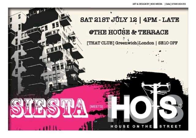Siesta Meets House On The Street - Day Party - Página frontal