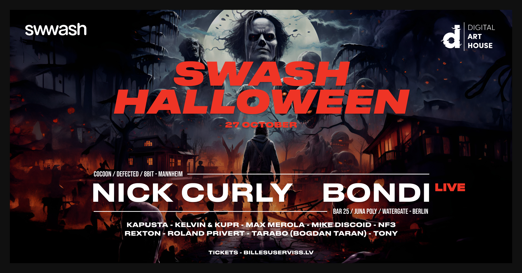 Swash Halloween: Nick Curly x Bondi(live) - Página trasera