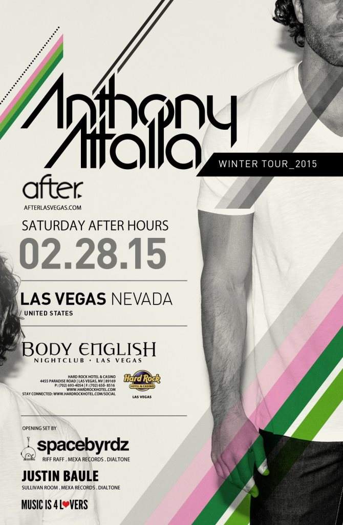 After presents Anthony Attalla - フライヤー表
