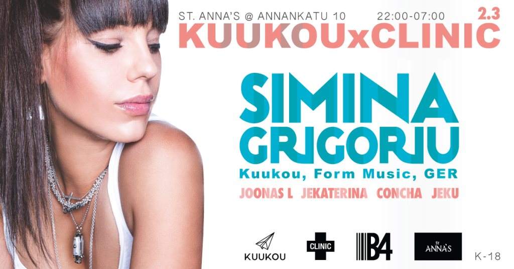 Kuukou X Clinic with Simina Grigoriu (Kuukou, GER) - フライヤー表