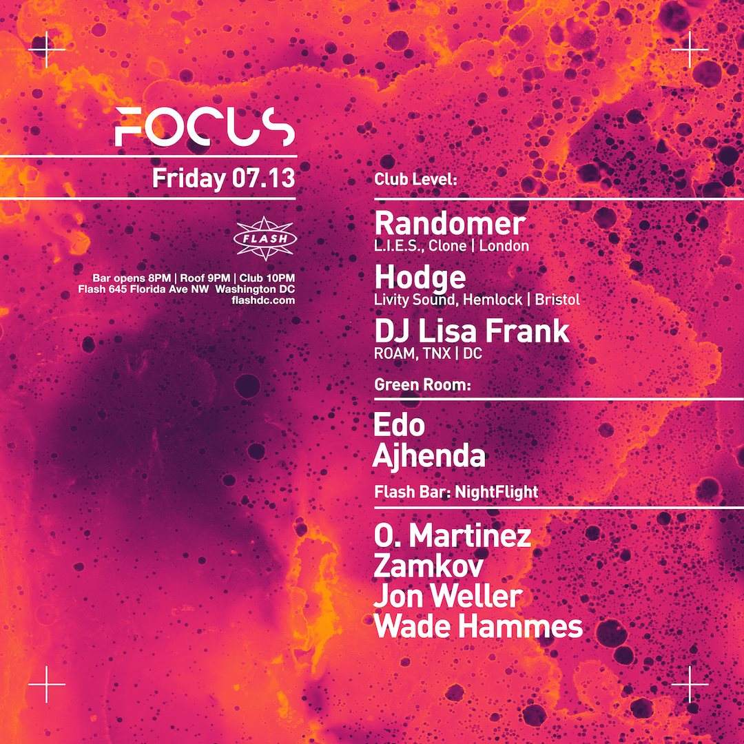 Focus: Randomer - Hodge - DJ Lisa Frank - Página trasera