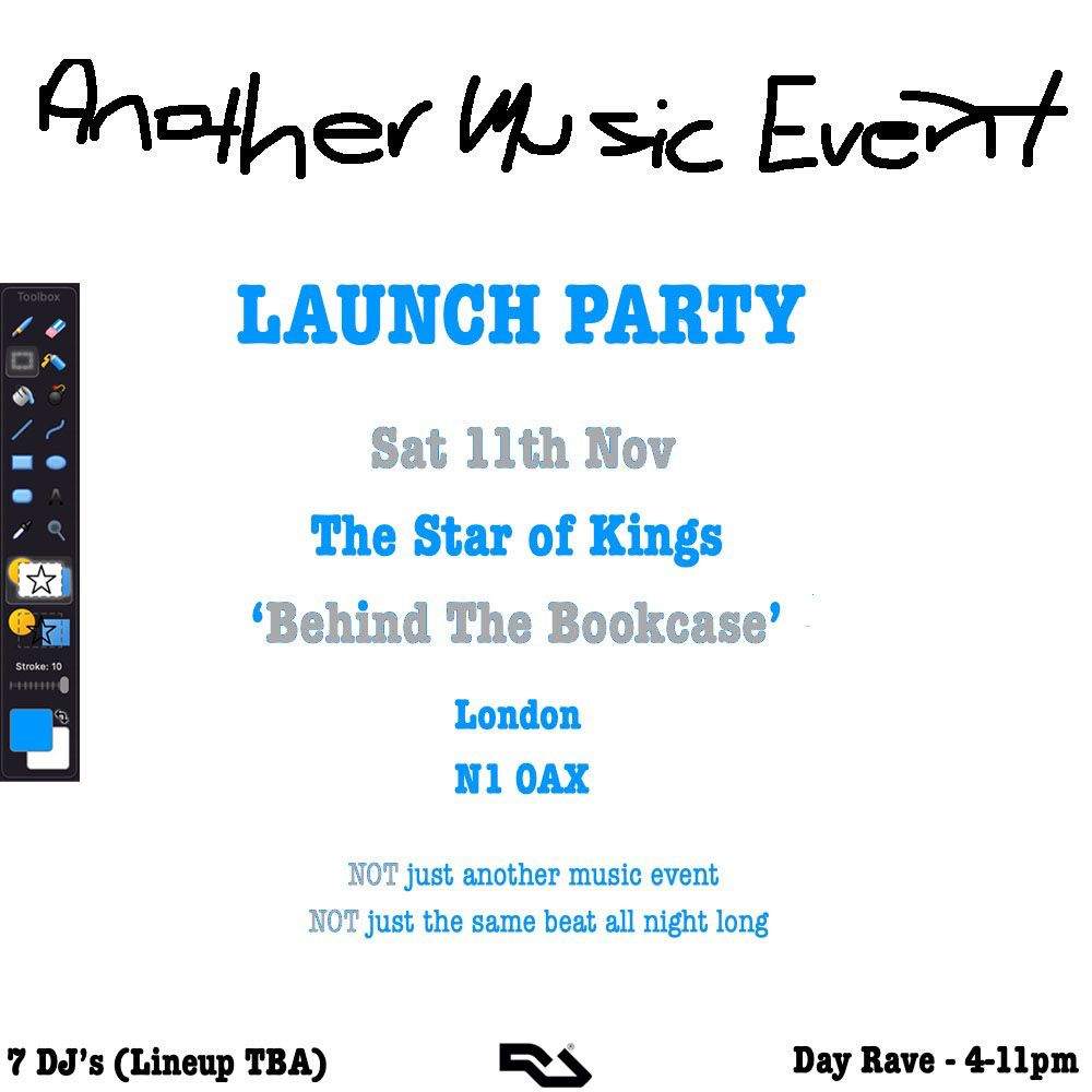 Another Music Event - The Launch - フライヤー表
