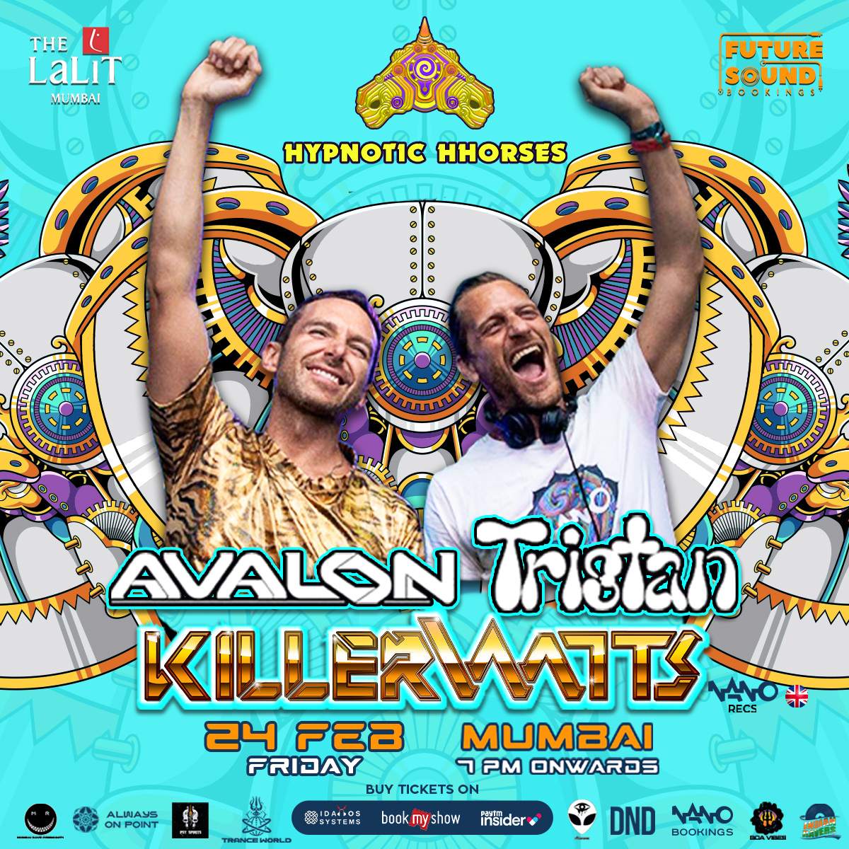 Tristan, Killerwatts & Avalon Live In Mumbai - Página frontal